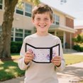 thumbnail image 7 of Uourmeti Cute Pink Dragon Trifold Card Wallet, Polyester Slim Portable Kids Money Organizer for Outdoor Daily Use, 7 of 7