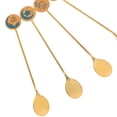 thumbnail image 3 of unbranded 4Ud Cucharas Para Y En Acero Inoxidable Con Dorado, 3 of 8
