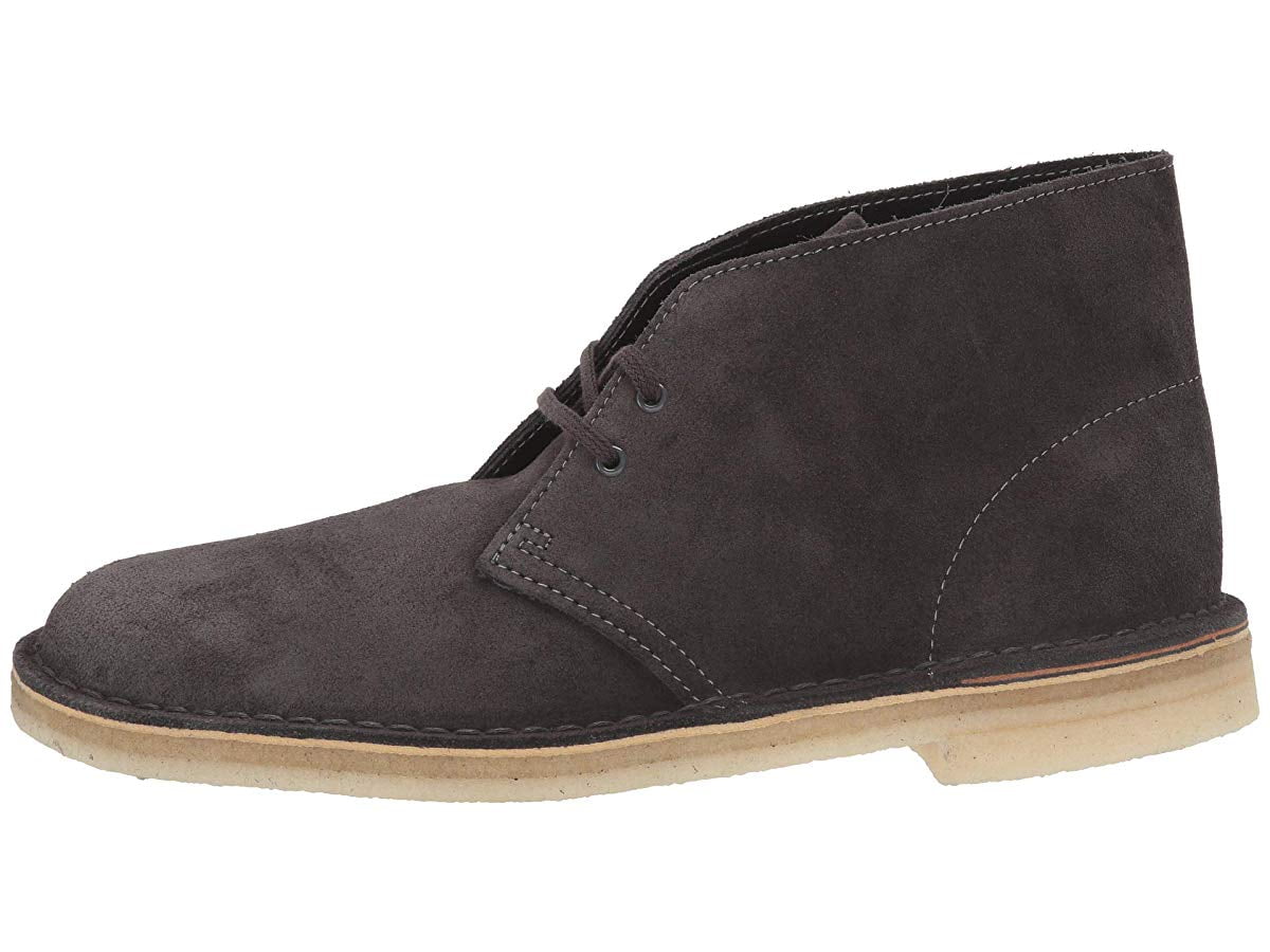 clarks desert boots grey suede