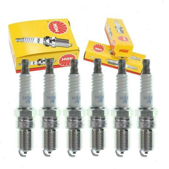 6 pc NGK Standard Spark Plugs compatible with Ford Escape 3.0L V6 2009-2012