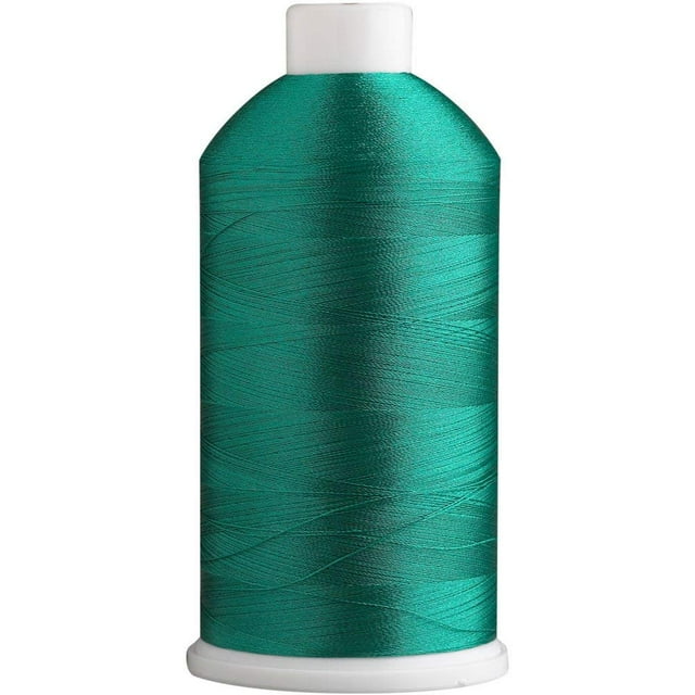 SuperB Emerald Green Polyester Embroidery Thread, 40wt 5000m