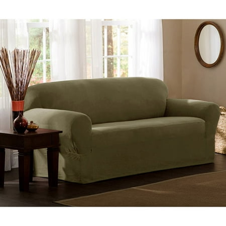 Maytex Stretch Reeves 1 Piece Sofa Furniture Cover Slipcover