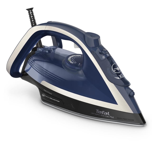 Plancha de Vapor Tefal Azul Blanco con Colector de Cal Extraíble