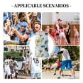 thumbnail image 6 of Naloa Elephant Tree Basketball Jersey Reversible Men's Mesh Athletic Sports Shirts Training Practice S-4XLMedium, 6 of 6