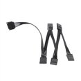 thumbnail image 2 of 20X 15 Pin SATA Power Extension Hard Drive Cable 1 Male to 5 Female Power Supply Splitter Adapter Cable for DIY PC Sever, 2 of 5