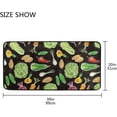 thumbnail image 3 of Vegetables Pattern Pepper Kitchen Mats Washable Long Floor Runner Rug Non-Slip Fatigue Area Rugs Potato Carrot Cabbage Absorbent Doormat Cushioned for Farmhouse Home Bath Indoor Outdoor Decor 39x20, 3 of 6