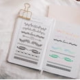 thumbnail image 5 of Flower Leaf Lace Clear Rubber Stamps Writing Line Herat Floral Lines Transparent Postmark Silicone Seals Stamp DIY Scrapbooking Paper Craft Cards Making Photo Album Decorative, 5 of 9