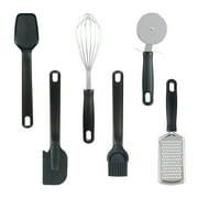 Mainstays 36 Piece Kitchen Gadget Set with Kitchen Cooking Utensils, and Drawer Organizer, Black