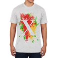 thumbnail image 1 of Malcolm X Abstract Splatter Mens Soft T Shirt, 1 of 1