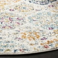 thumbnail image 6 of SAFAVIEH Madison Judith Distressed Area Rug, Cream/Multi, 6'7" x 6'7" Round - Transitional Modern Design, Cream & Multi, Non-Shedding & Easy Cleaning, Ideal for Living Room, Bedroom, Dining Space, 6 of 10