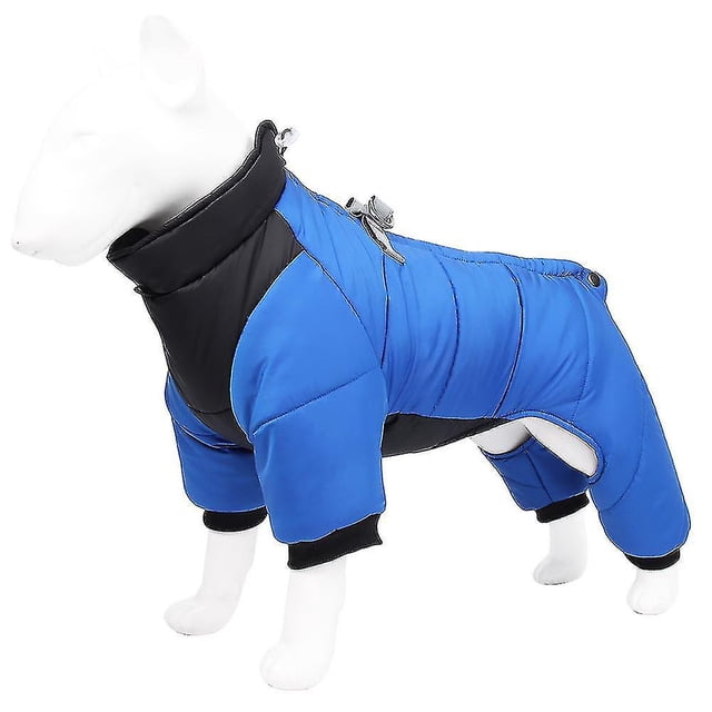 Veste Chaude Rembourrée pour Chien Vêtements Imperméables Manteau d'Hiver Réfléchissant pour Chiot