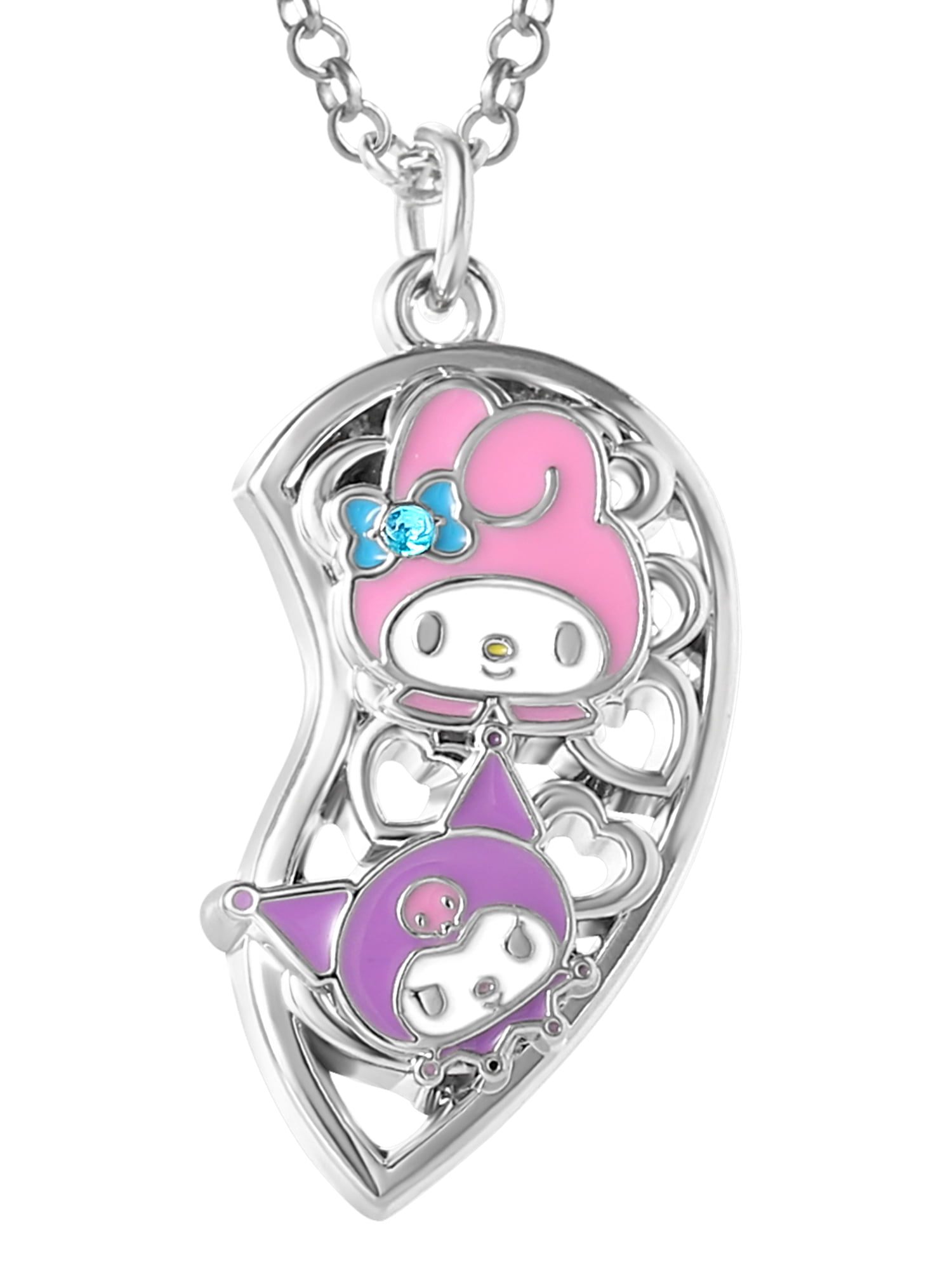 Sanrio Hello Kitty and Friends Best Friends Forever Split Pendant Necklace Set