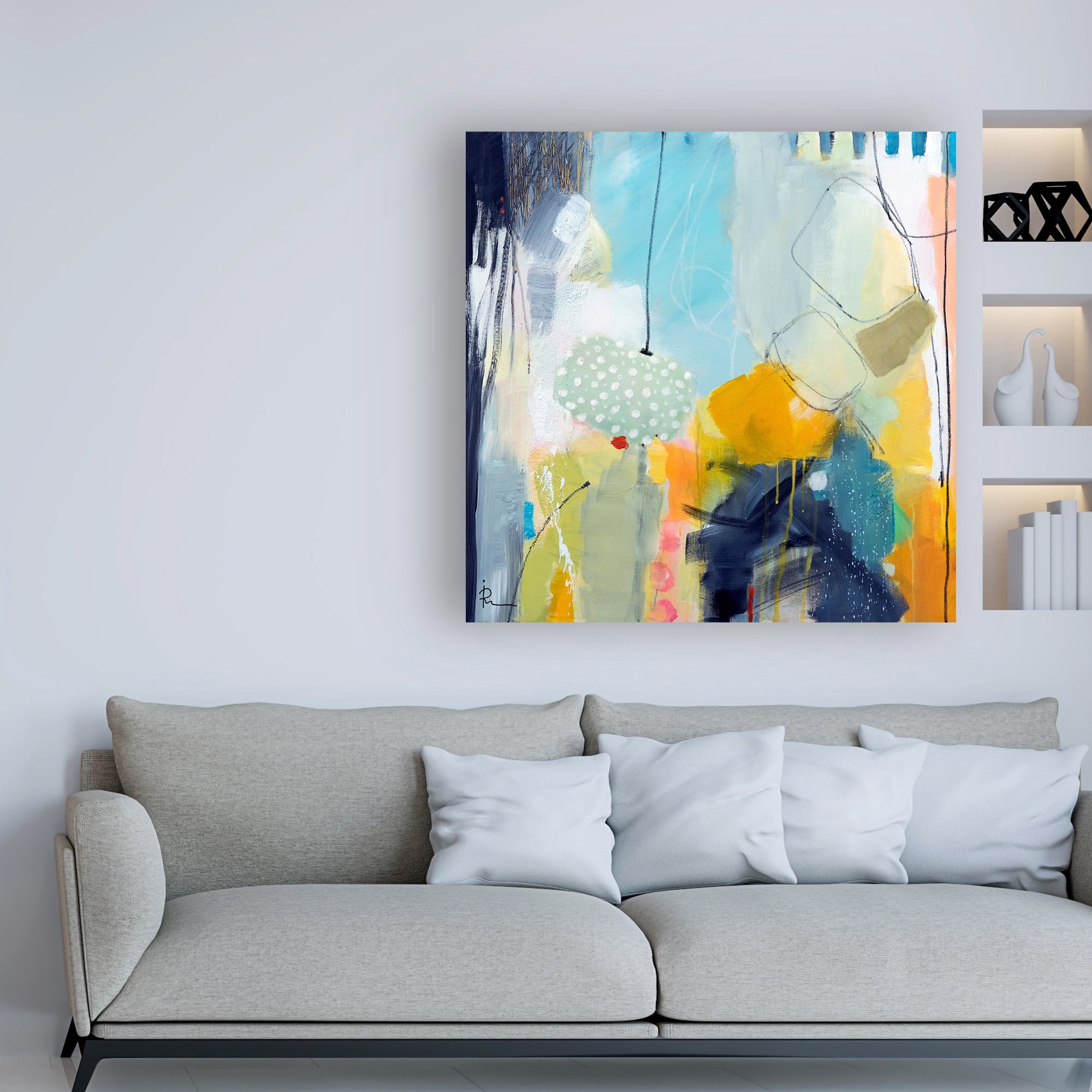 Trademark Fine Art 'Ira Ivanov Paint Expression Study 23' Canvas Art by Ira Ivanov