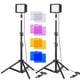 thumbnail image 1 of Cámara Lámpara de fotografía Andoer Andoer Mini USB Kit de luz LED que incluye panel de luz de video LED de 10W 5600K * 2 + soportes de luz de trípode de 100 cm / 39,4 pulgadas * 2 + adaptador de c Andoer Lámpara de fotografía, 1 of 7