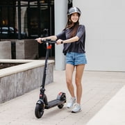 GOTRAX G3 ماكس التنقل الكبار سكوتر الكهربائية، 37 ميل المدى، 350 W موتور، 10 Tire، طوي، المحمولة، الكبار، أسود
