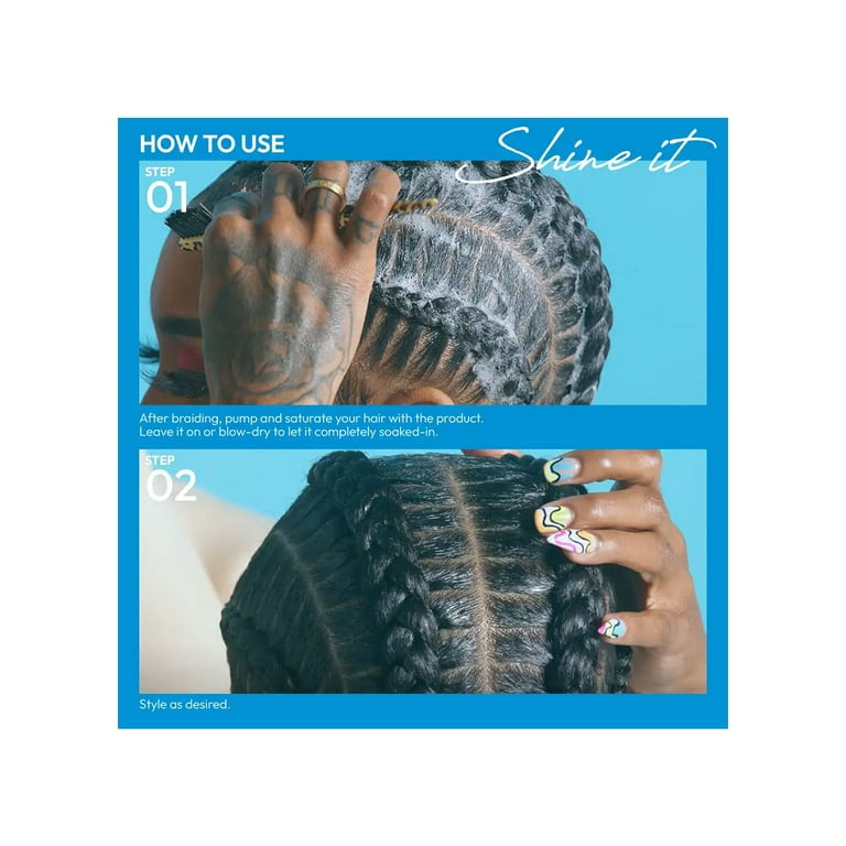 Red by Kiss Foaming Mousse, Maximum Shine Wrap Mousse, Reduce & Prevent Frizz, Define Curls, Hold Styles, Nourishes Dry and Crips Hair, Enriched with Organic Jamaican Black Castor Oil