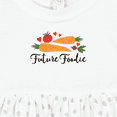 thumbnail image 4 of Inktastic Future Foodie Cute Vegetable Girls Baby Dress, 4 of 5