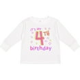 thumbnail image 3 of Inktastic It's my Fourth Birthday Boys or Girls Long Sleeve Toddler T-Shirt, 3 of 5