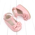 thumbnail image 6 of AJTQTH Girls Shoes Newborn Round Toe Breathable Shoes Breathable Cute Bows Casual Shoes Soft Rubber Soled Anti-Slip Walking Shoes for Toddler Pink 13, 6 of 9
