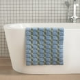 thumbnail image 3 of Martex Expression Sculpted Bath Rug, Sky Blue/Sage, 3 of 9