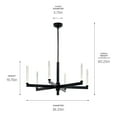 thumbnail image 6 of Kichler Lighting - Sycara - 243.6W 6 LED Chandelier-20 Inches Tall and 36.25, 6 of 7