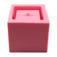 thumbnail image 3 of Molde de maceta de suculentas en silicona reutilizable, color rosa, para manualidades DIY y decoración de plantas., 3 of 5