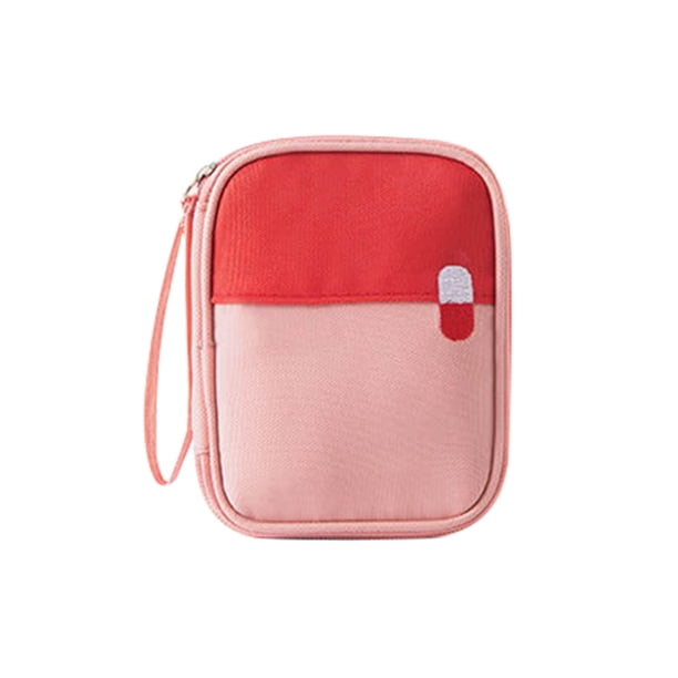 Botiquín De Primeros Auxilios Portátil, Bolsa De Almacenamiento De Viaje, Con Mini Bolsa De Suministros Médicos, Adecuado Para Senderismo Familiar Al Aire Libre, Camper, Oficina Y Lugar De Trabajo Wmkox8yii HFSH1673