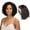 Black, variant on Ediodpoh European and American Wig Women African Curly Hair Small Curvature Hand Rolled Strip Net Set Head Wigs for Women Black