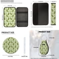 thumbnail image 7 of KUIFORTI Cucumber Auto Seat Covers 14 Pack with Car Steering Wheel Accessories Auto Center Console Armrest Pad Seat Belt Pads Car Headrest Covers for Cars Sedans and SUVs, 7 of 7