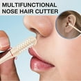 thumbnail image 4 of 2-in-1 Nasal Hair Cutter, 2025 New Double-Sided Nose Hair Trimmer with Ear Picker for Men and Women, 360° Rotating Nose Hair Removal Tool, 4 of 6