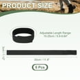 thumbnail image 2 of Uxcell Boot Straps, Boot Elastic Ankle Straps Band Hook and Loop Black 12", 2 of 7