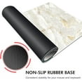 thumbnail image 3 of Large Mouse Pad Marble Pattern XXL XL Large Mouse Pad Mat Long Extended Mousepad Desk Pad Non-Slip Rubber Mice Pads Stitched Edges Thin Pad (31.5x11.8x0.12\u201c), 3 of 6