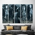 thumbnail image 5 of Modern Wall Art, Horse Art, Abstract Printed, Jon Snow Game of Thrones, Jon Snow Wall Decor, Famous Art, Game of Thrones Canvas, Canvas Wall Decor - Gold Framed, 5 of 9