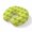 Gray Green Light Green, variant on Neck Pillow Ergonomic Memory Foam U Shaped Pillows,Modern Chevron Striped Geometric Art Soft Portable Neck Head Support Cushion Pillow for Travel Airplane Car Office Use,Yellow Green