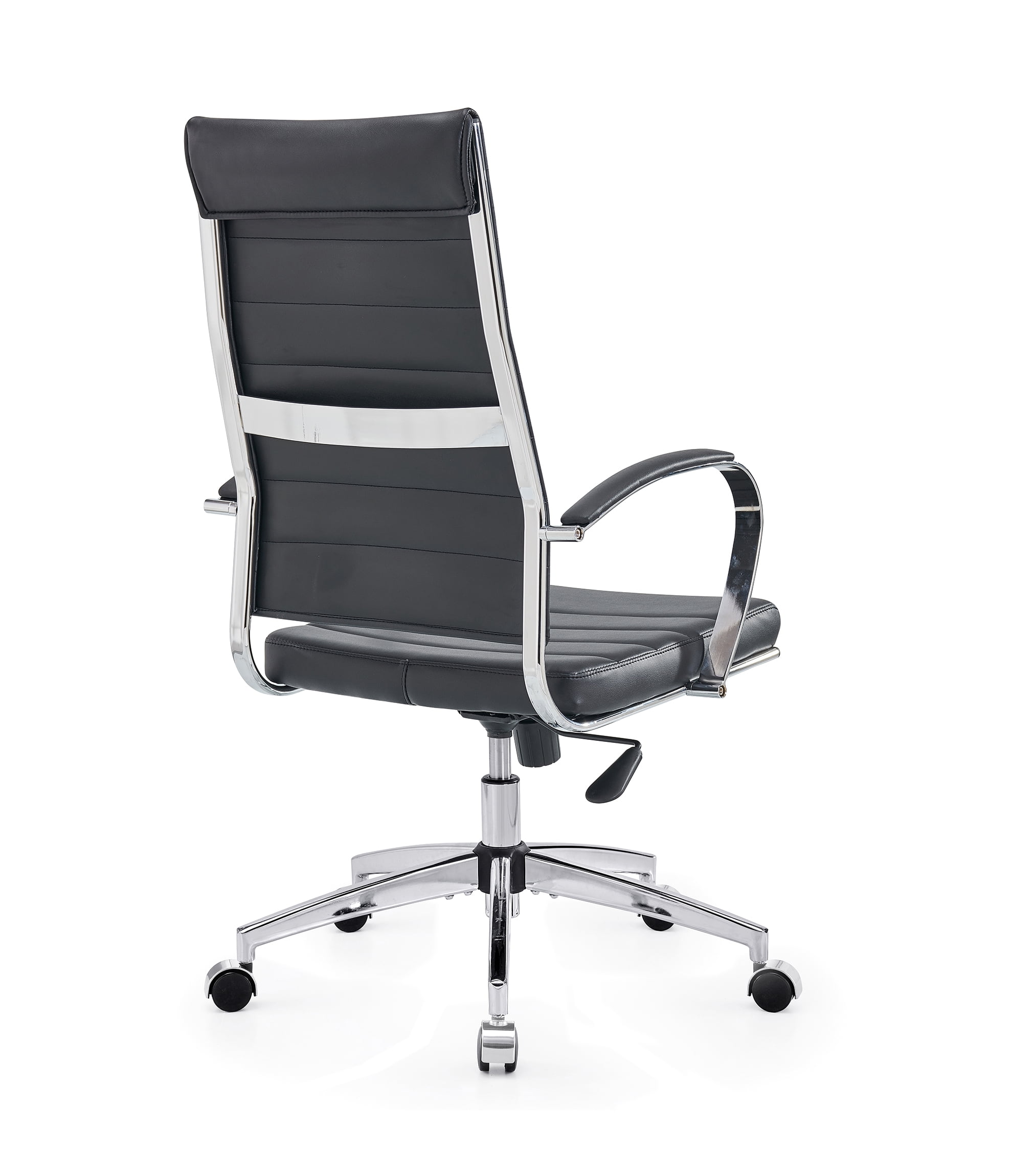 CAROCC High Back Executive Office Chair with Armrest Adjustable Swivel Chair in Durable Vegan Leather Modern Office Chair Ergonomic Desk Chair for Extra Back & Lumbar Support