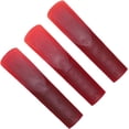 thumbnail image 4 of ZOUSSIQI 3 Pcs Alto Sax Saxophone Reeds Clarinet Reeds with Plastic Protection Cover Advanced Craft Resin 2.5 Reeds Saxophone Accessories(Red) CA919-60426, 4 of 8