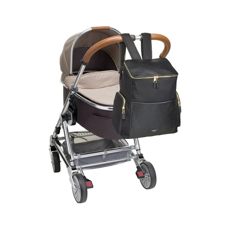 Storksak Alyssa Convertible Changing Backpack, Black Gold