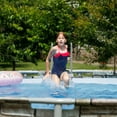 thumbnail image 5 of Ktaxon 2-Step 33" Steel Above Ground Pool Ladder, Heavy Duty Non-Slip, Gray Frame & White Steps, 5 of 11