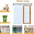 thumbnail image 5 of Holaki 5' x 4' FT Outdoor Storage Shed, Metal Garden Tool Shed with Lockable Door, Outside Sheds & Storage Galvanized Steel, White, 5 of 10