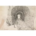 thumbnail image 2 of Henry Swinburne 24x18 Gold Ornate Framed and Double Matted Museum Art Print Titled - Crypt of St. Oswald's Church, Malpas, England, 2 of 4