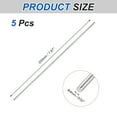 thumbnail image 2 of 5 Pcs Barre Ronde en Acier Inoxydable 316, 4x200mm Tige Solide Argentée, 2 of 6