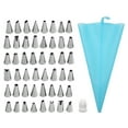 thumbnail image 1 of Amdohai Cake Decor Stainless Steel Cake Decorating Supplies Cake Turntable 50PCS/Set DIY Cream Tools, 1 of 8