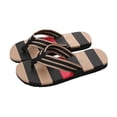 thumbnail image 4 of Domzle Men's Flip Flops - Funny Beach Sandals Comfortable Summer Beach Walking Thong Sandals Slip On Indoor Outdoor Quick-Dry Slides for Men Black, 4 of 10