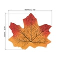 thumbnail image 2 of Uxcell Artificial Leaves Fall Maple Autumn Fake Leaf Decoration, Orange 500 Pack, 2 of 5