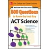 Pre-Owned 500 ACT Science Questions to Know by Test Day (Paperback) by Anaxos Inc