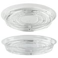 thumbnail image 2 of Party Zealot 12" Round Clear Plastic Plant Saucers (20 Count), 2 of 3
