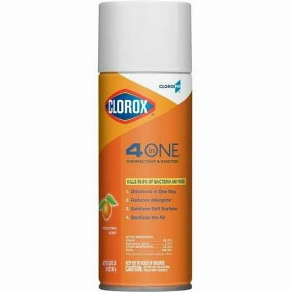 DDI 2382700 CloroxPro 4-in-1 Disinfectant & Sanitizer - Pack of 12 - Fresh Citrus - Case of 12