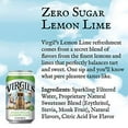thumbnail image 4 of Virgil's New All-Natural Zero Sugar Lemon Lime Soda, 12-oz (24 Cans), 4 of 9