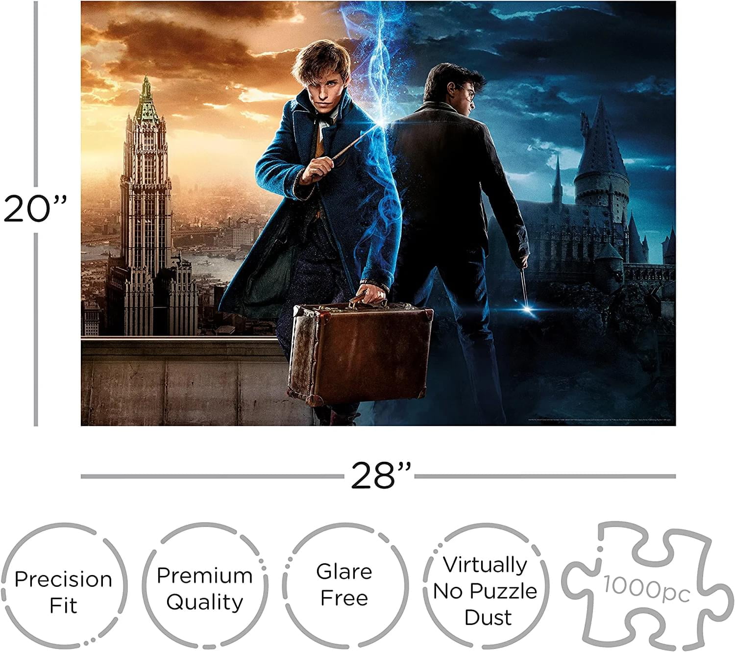 Harry Potter Wizarding World 1000 Piece Jigsaw Puzzle