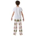 thumbnail image 4 of FORMRS Boys Pajama Pants with Pockets Size 11-12Y Kids Lounge Sleep Bottoms, Red Christmas House, 4 of 8